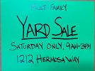 Multi-Family Yard Sale, Saturday Only!